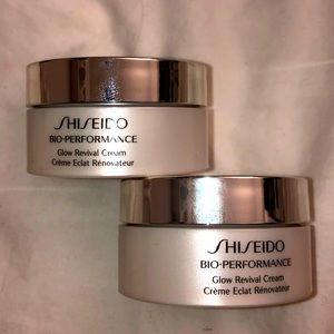 2 (Two) 18 ML Jars of Shiseido Bio-Performance Glow Revival Cream - NWT